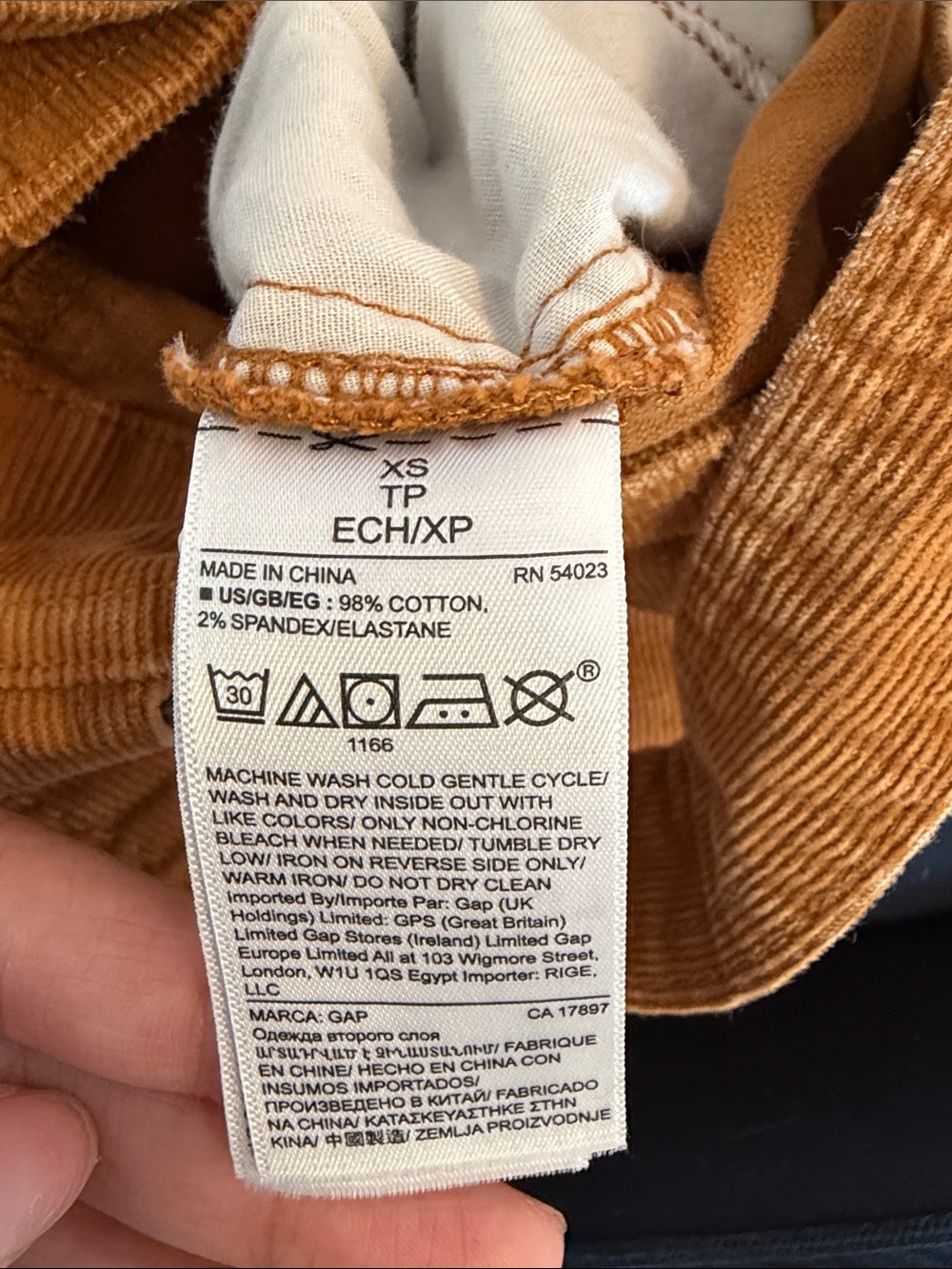 GAP Brown Button-Front Apron Dress with Adjustable Straps - Picture 7 of 7